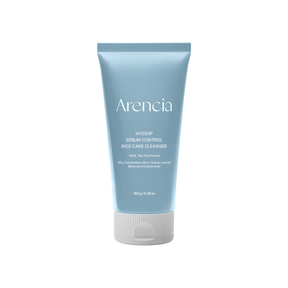 Arencia Hyssop Sebum Control Rice Cake Cleanser 150g