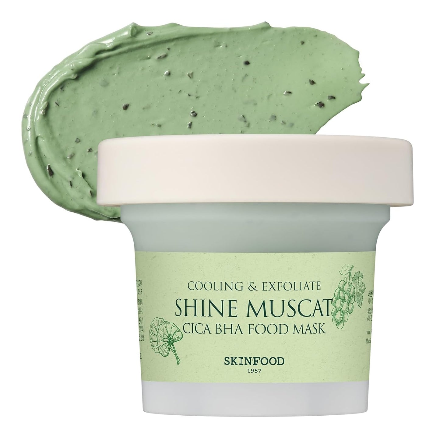 Skinfood Shine Muscat Cica BHA Food Mask 120g