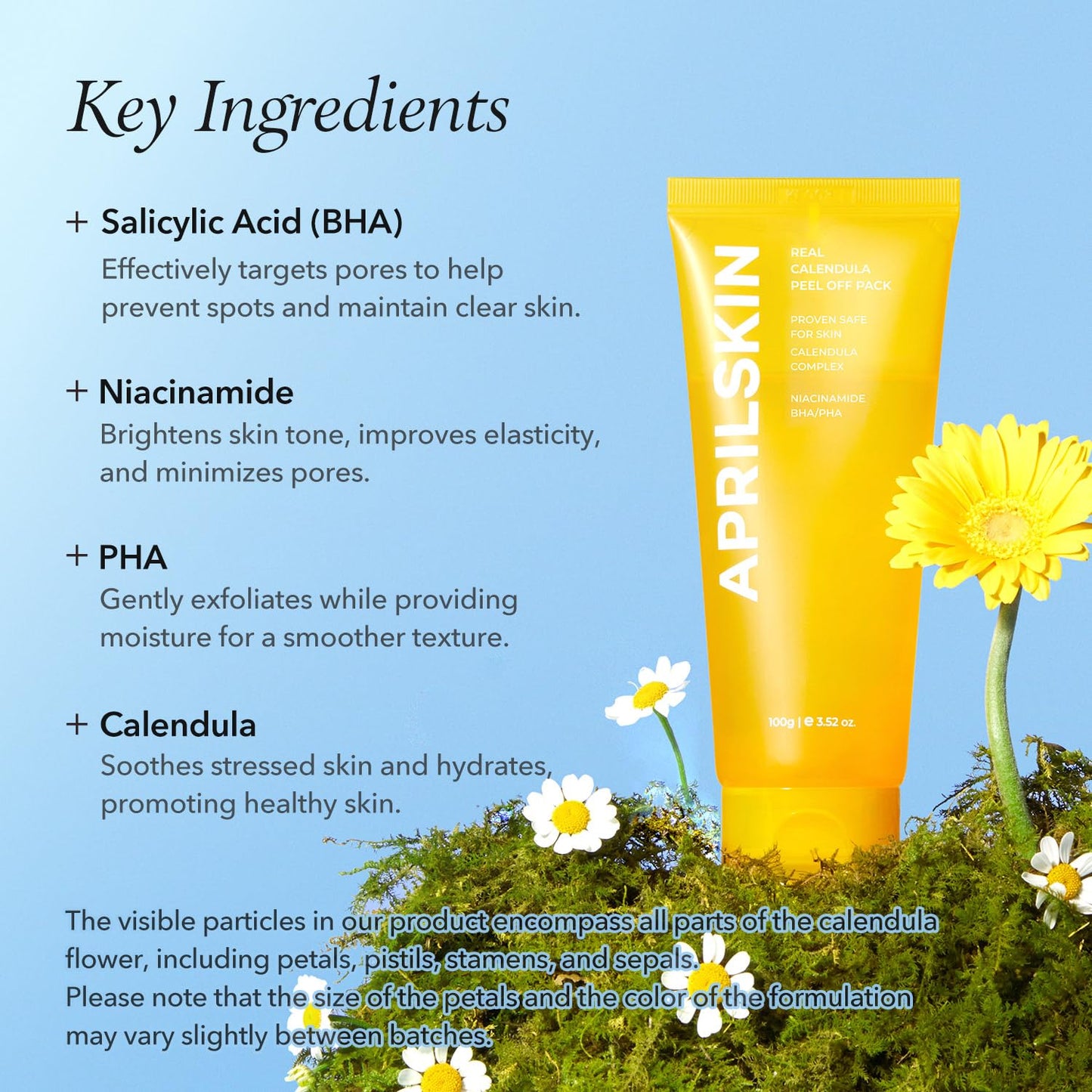 April Skin Calendula Peel Off Mask 100g